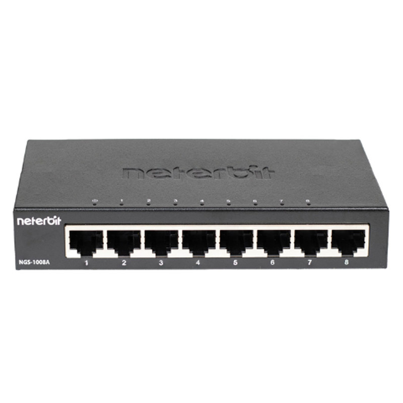 سوییچ هشت پورت نتربیت مدل NGS-1008A سوییچ هشت پورت نتربیت مدل NGS-1008A