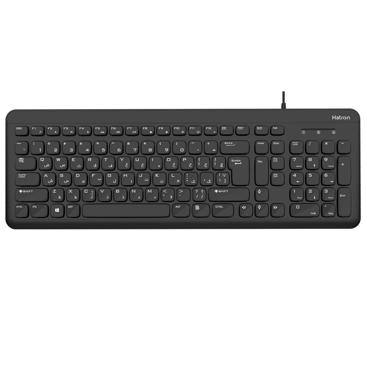 کیبورد با سیم هترون مدل HK181