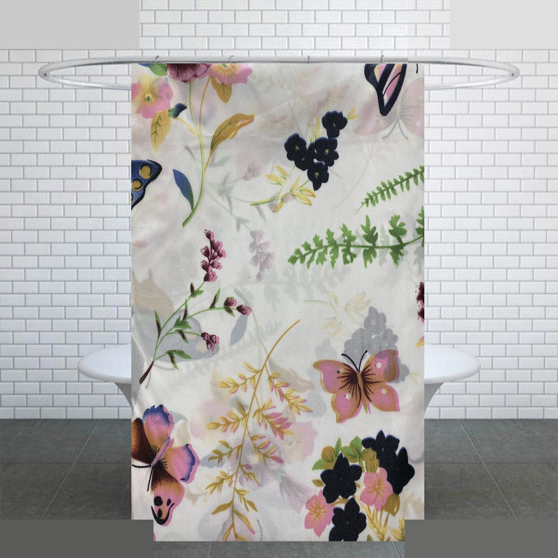 پرده حمام کد PH131 سایز 170x200 سانتی متر پرده حمام کد PH131 سایز 170x200 سانتی متر