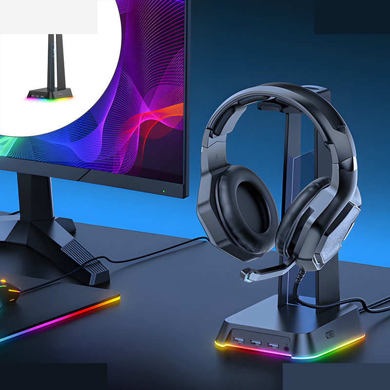 پایه نگهدارنده هندزفری اونیکوما مدل USB هاب کد st-2 پایه نگهدارنده هندزفری اونیکوما مدل USB هاب کد st-2