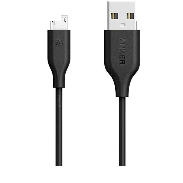 کابل تبدیل USB به microUSB انکر مدل A8132 PowerLine طول 0.9 متر کابل تبدیل USB به microUSB انکر مدل A8132 PowerLine طول 0.9 متر