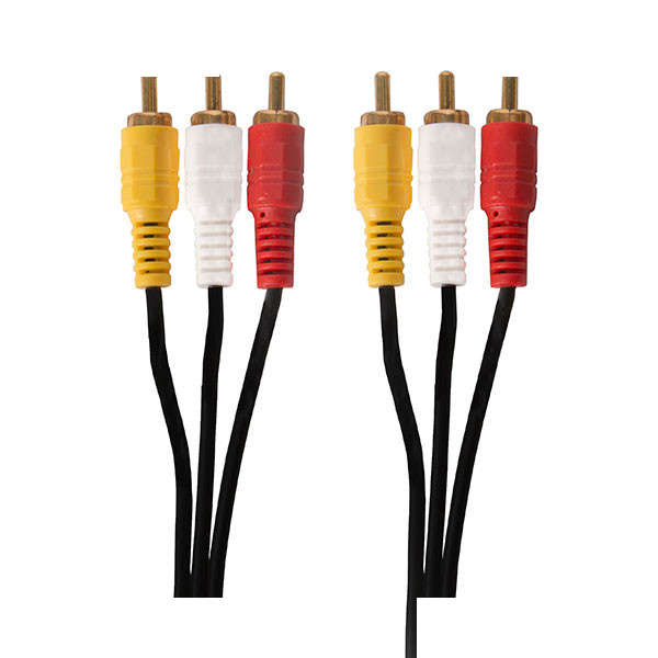 کابل 3 به 3 RCA او اف سی مدل PRK-A15 طول 1.5 متر