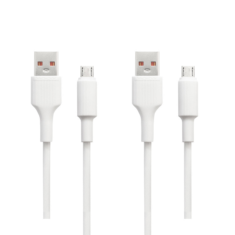 کابل تبدیل USB به microUSB دبلیو یو دبلیو مدل x118 طول 1 متر بسته 2 عددی کابل تبدیل USB به microUSB دبلیو یو دبلیو مدل x118 طول 1 متر بسته 2 عددی