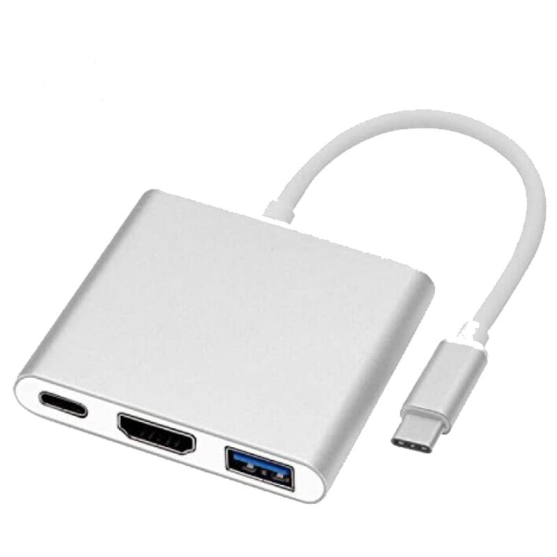 مبدل USB-C به USB-C/HDMI/USB مدل S-1304 مبدل USB-C به USB-C/HDMI/USB مدل S-1304