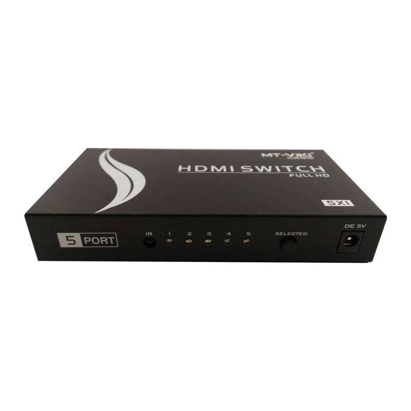سوییچ پنج پورت HDMI ام تی ویکی مدل MT-SW501MH سوییچ پنج پورت HDMI ام تی ویکی مدل MT-SW501MH