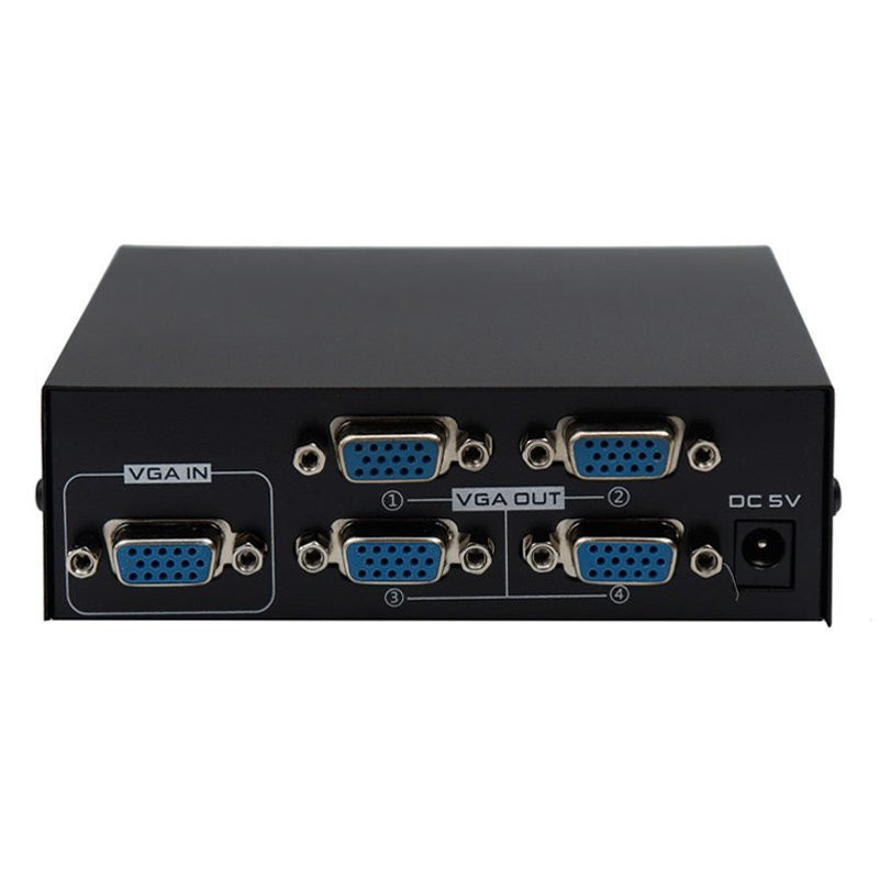 اسپلیتر 4 پورت VGA رویال مدل VGA-2004 اسپلیتر 4 پورت VGA رویال مدل VGA-2004