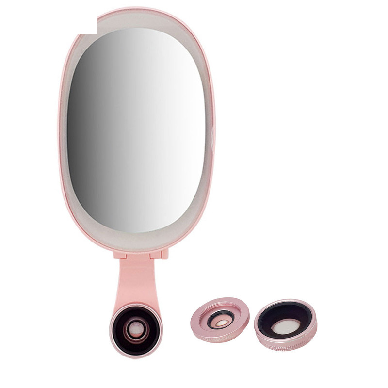 رینگ لایت مدل M-928 به همراه 2 عدد لنز کلیپسی موبایل رینگ لایت مدل M-928 به همراه 2 عدد لنز کلیپسی موبایل