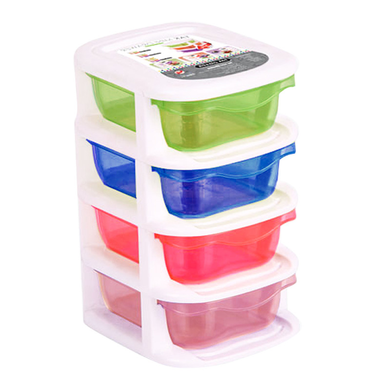 فایل تک پلاستیک مدل Mini Drawer 4 فایل تک پلاستیک مدل Mini Drawer 4