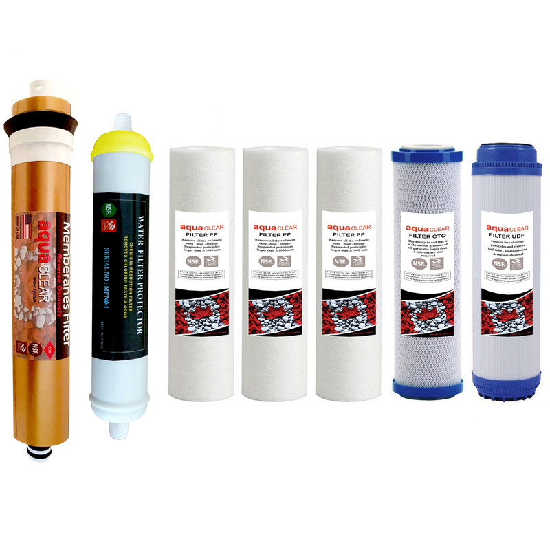 فیلتر دستگاه تصفیه کننده آب مدل REFILL - AC7G مجموعه 7 عددی فیلتر دستگاه تصفیه کننده آب مدل REFILL - AC7G مجموعه 7 عددی