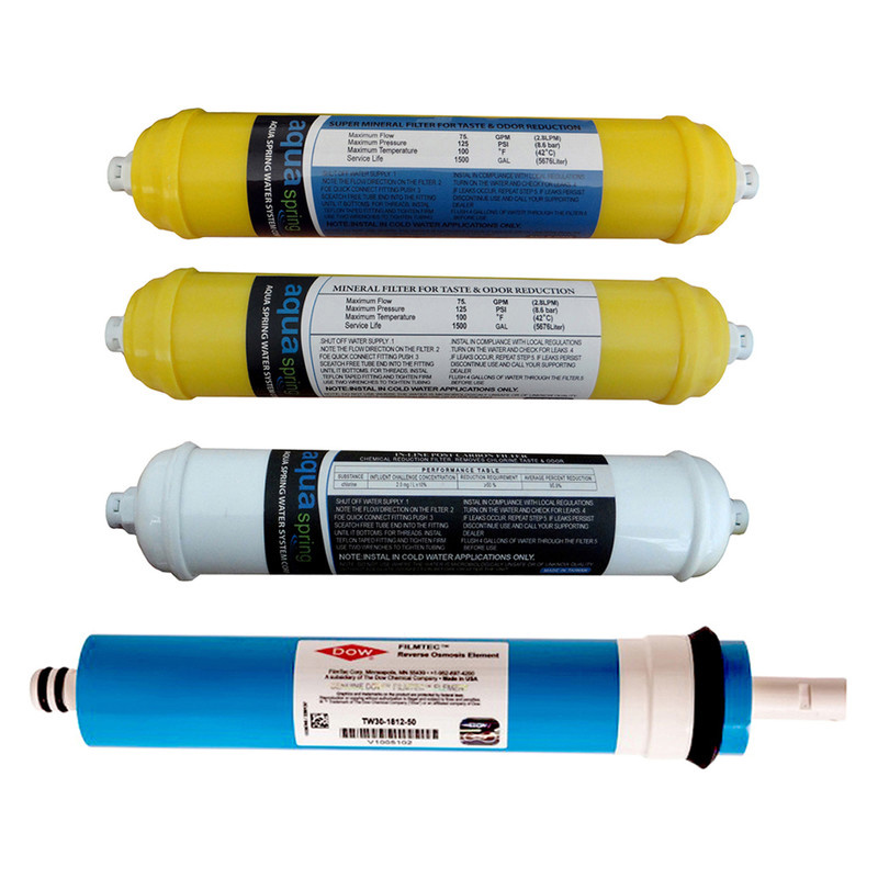 فیلتر دستگاه تصفیه کننده آب مدل SPARE FILTER - 4M مجموعه 4 عددی فیلتر دستگاه تصفیه کننده آب مدل SPARE FILTER - 4M مجموعه 4 عددی