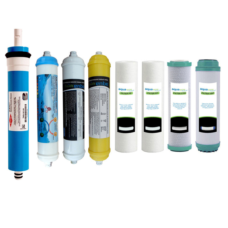 فیلتر دستگاه تصفیه کننده آب مدل SPARE FILTER - 8M مجموعه 8 عددی فیلتر دستگاه تصفیه کننده آب مدل SPARE FILTER - 8M مجموعه 8 عددی