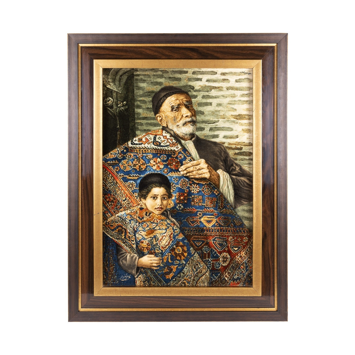 تابلو فرش دست بافت سی پرشیا مدل 913001 تابلو فرش دست بافت سی پرشیا مدل 913001