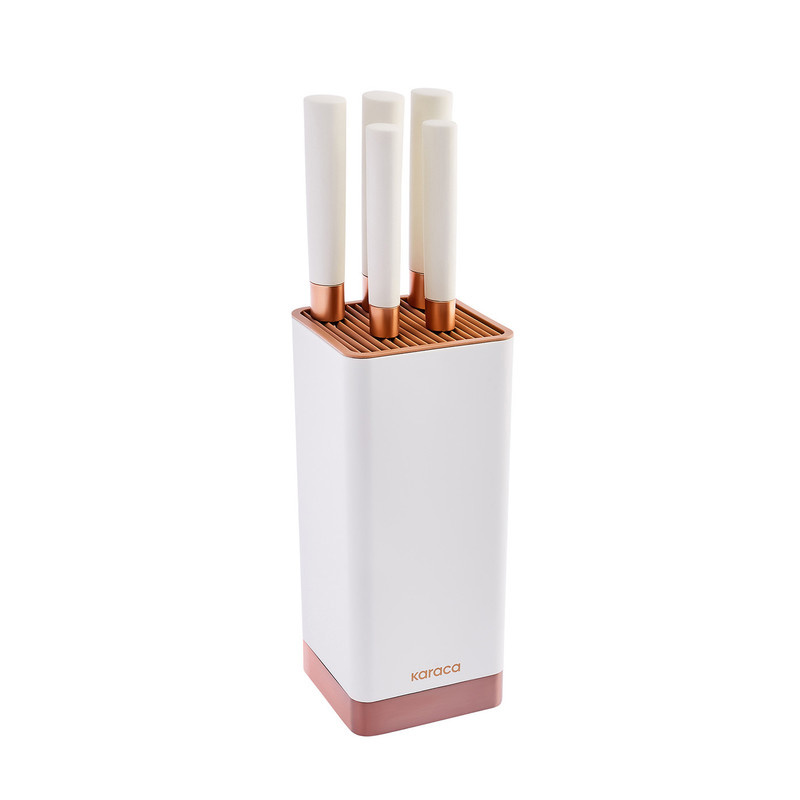سرویس چاقو آشپزخانه 6 پارچه کاراجا مدل Skycut Stand سرویس چاقو آشپزخانه 6 پارچه کاراجا مدل Skycut Stand