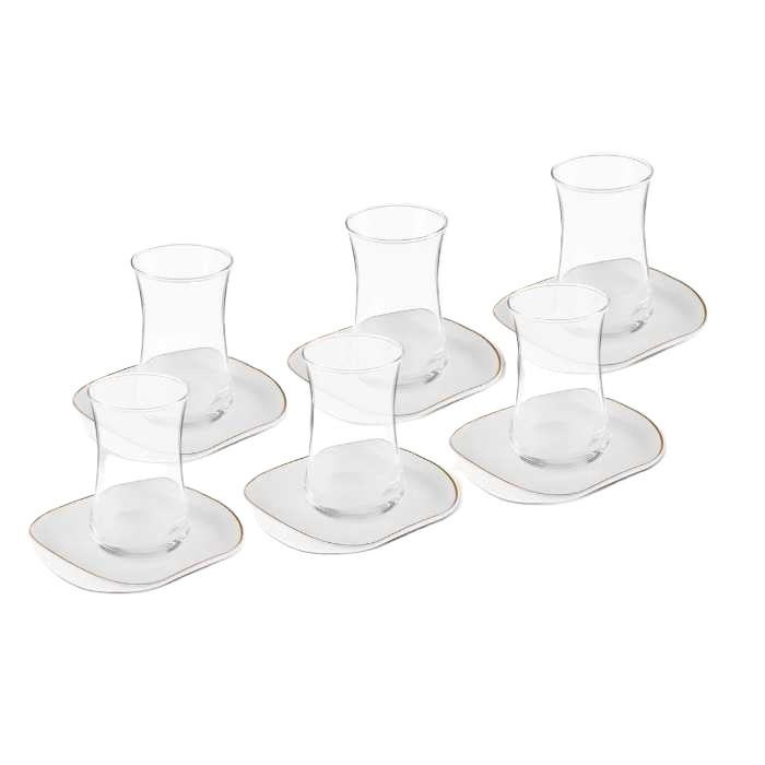 سرویس چای خوری 12 پارچه کاراجا مدل Streamline Plato سرویس چای خوری 12 پارچه کاراجا مدل Streamline Plato