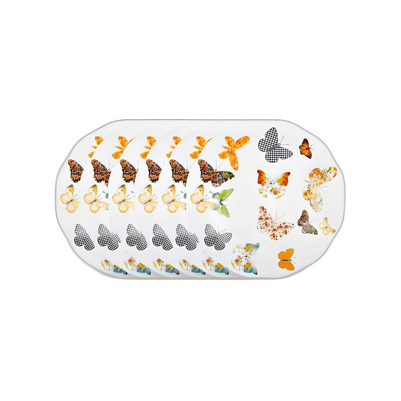 پیش دستی کاراجا مدل Kelebek Pasta مجموعه 6 عددی پیش دستی کاراجا مدل Kelebek Pasta مجموعه 6 عددی