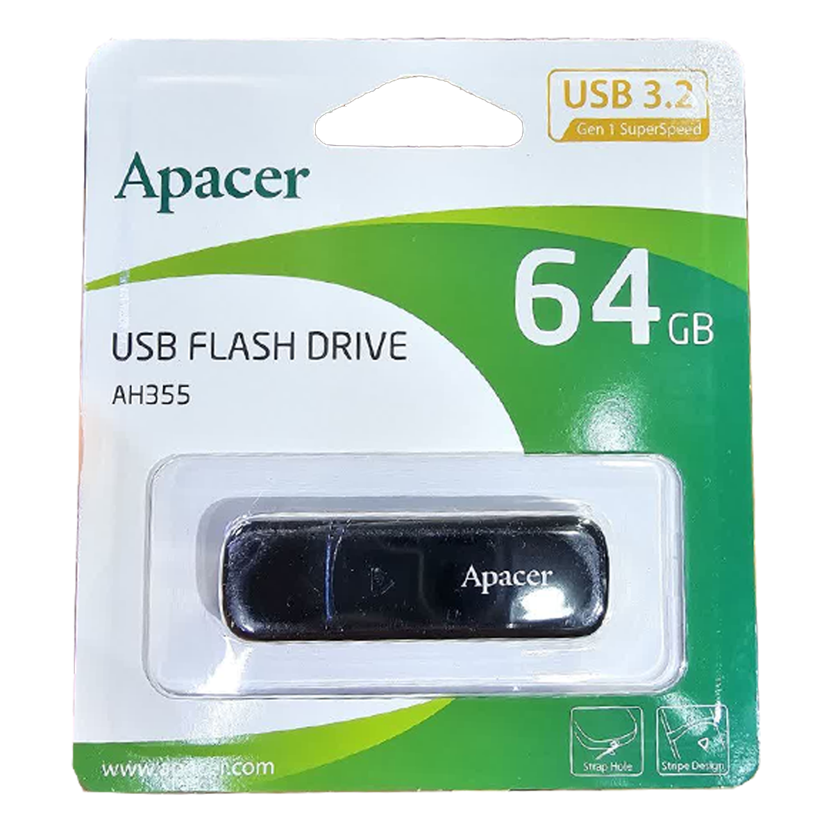فلش مموری اپیسر مدل AH355 USB 3.2 Gen 1 ظرفیت 64 گیگابایت فلش مموری اپیسر مدل AH355 USB 3.2 Gen 1 ظرفیت 64 گیگابایت