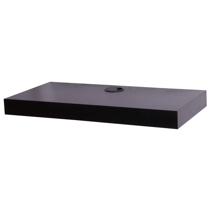 شلف دیواری تی وی آرم سایز 60x30 رنگ مشکی شلف دیواری تی وی آرم سایز 60x30 رنگ مشکی