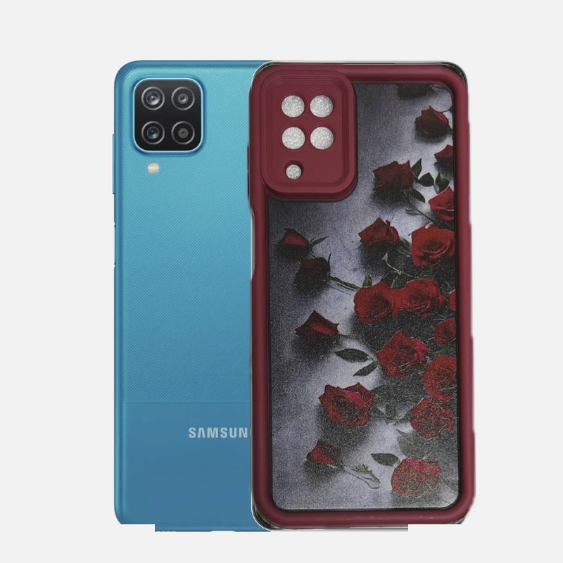 کاور طرح رز مناسب برای گوشی موبایل سامسونگ Galaxy A 12 کاور طرح رز مناسب برای گوشی موبایل سامسونگ Galaxy A 12