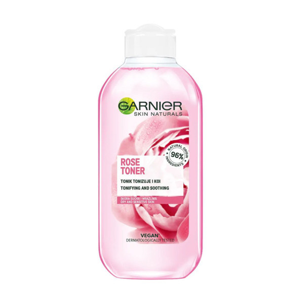 تونر پاک کننده صورت گارنیه مدل Rose Toner حجم 200 میلی لیتر تونر پاک کننده صورت گارنیه مدل Rose Toner حجم 200 میلی لیتر