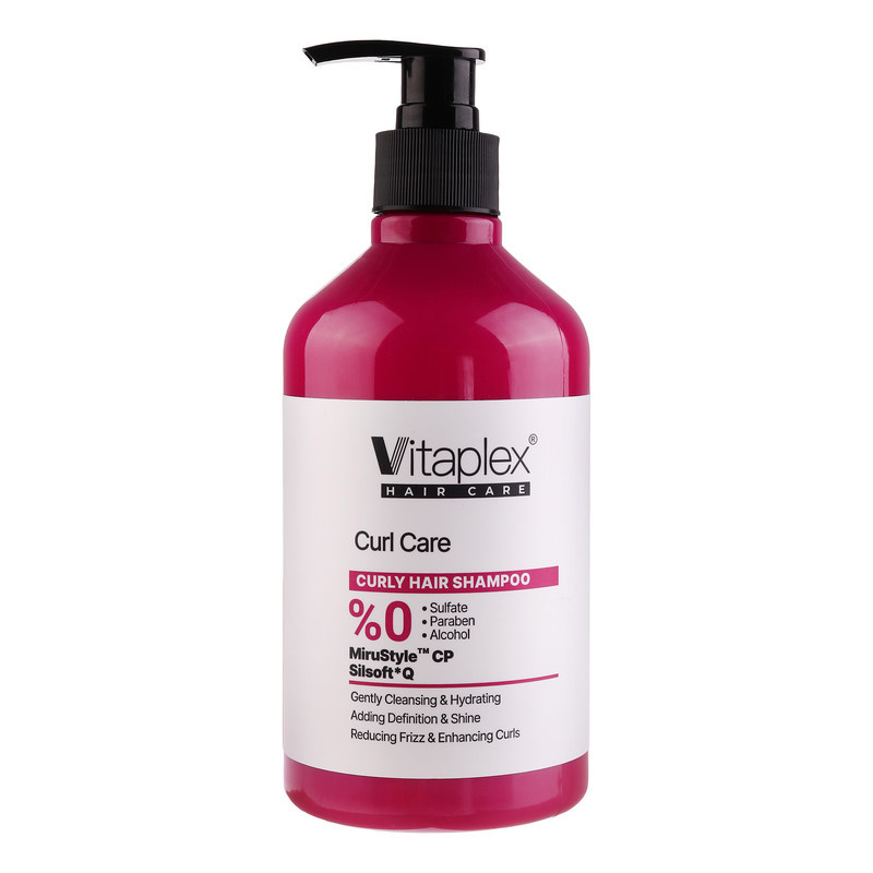 شامپو مو ویتاپلکس مدل CURL CARE مناسب برای موهای فر حجم 500 میلیلیتر شامپو مو ویتاپلکس مدل CURL CARE مناسب برای موهای فر حجم 500 میلیلیتر
