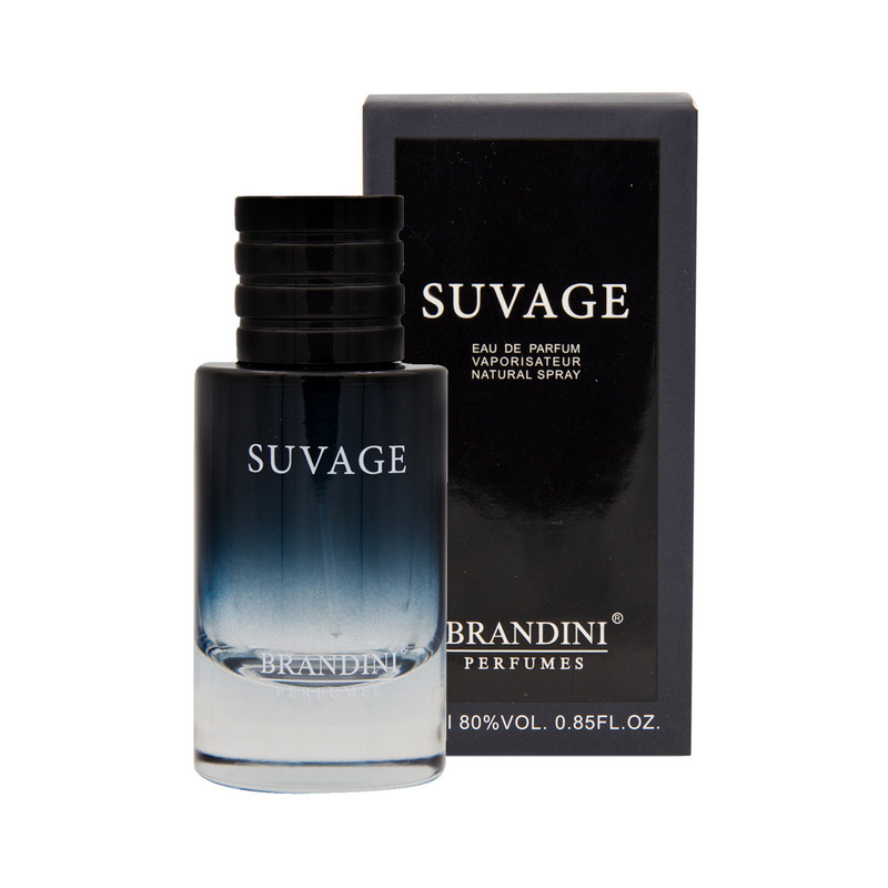 عطر جیبی مردانه برندینی مدل Suvage حجم 25 میلی لیتر عطر جیبی مردانه برندینی مدل Suvage حجم 25 میلی لیتر