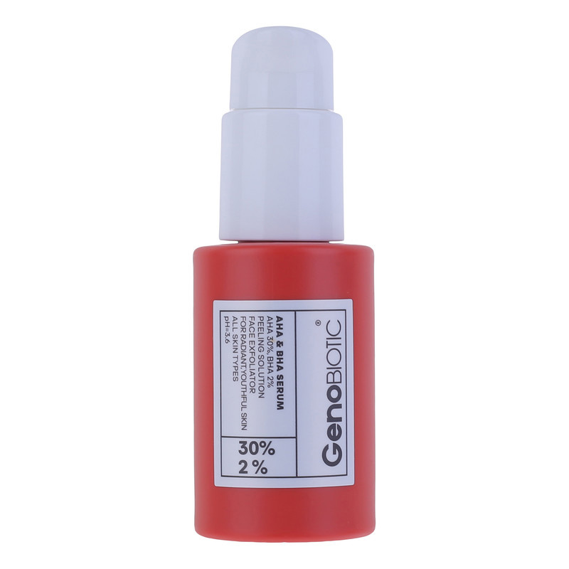 سرم لایه بردار ژنوبایوتیک مدل آلفا و بتا هیدروکسی اسید حجم 30 میلی لیتر سرم لایه بردار ژنوبایوتیک مدل آلفا و بتا هیدروکسی اسید حجم 30 میلی لیتر