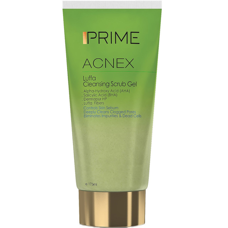 ژل پاککننده اسکراب پرایم مدل Acnex Luffa حجم 175 میلیلیتر ژل پاککننده اسکراب پرایم مدل Acnex Luffa حجم 175 میلیلیتر