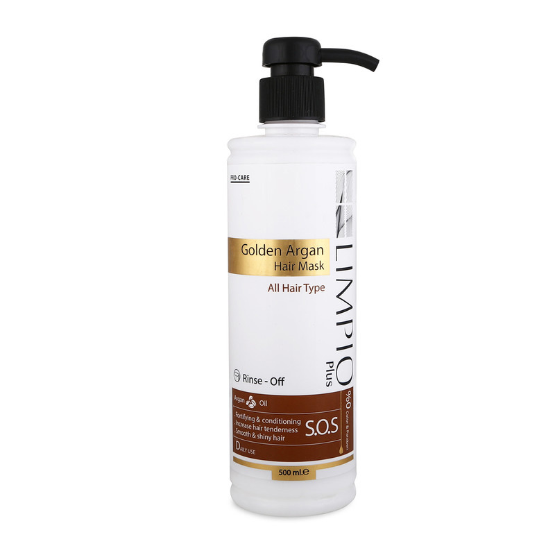ماسک مو لیمپیو مدل Golden Argan حجم 500 میلی لیتر ماسک مو لیمپیو مدل Golden Argan حجم 500 میلی لیتر