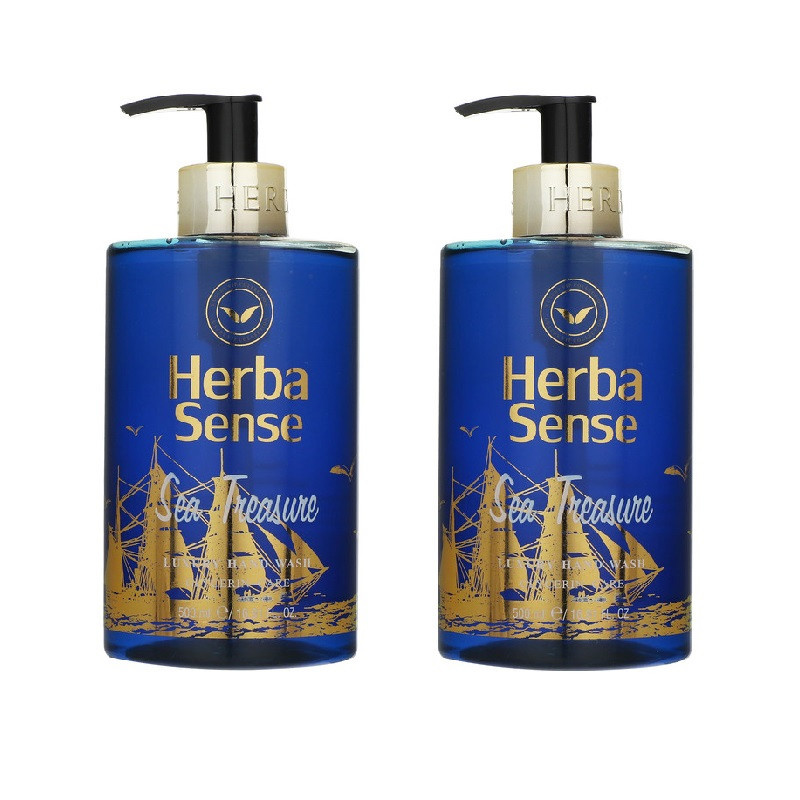 مایع دستشویی آردن هرباسنس مدل Sea Treasure حجم 500 میلی لیتر مجموعه 2 عددی مایع دستشویی آردن هرباسنس مدل Sea Treasure حجم 500 میلی لیتر مجموعه 2 عددی