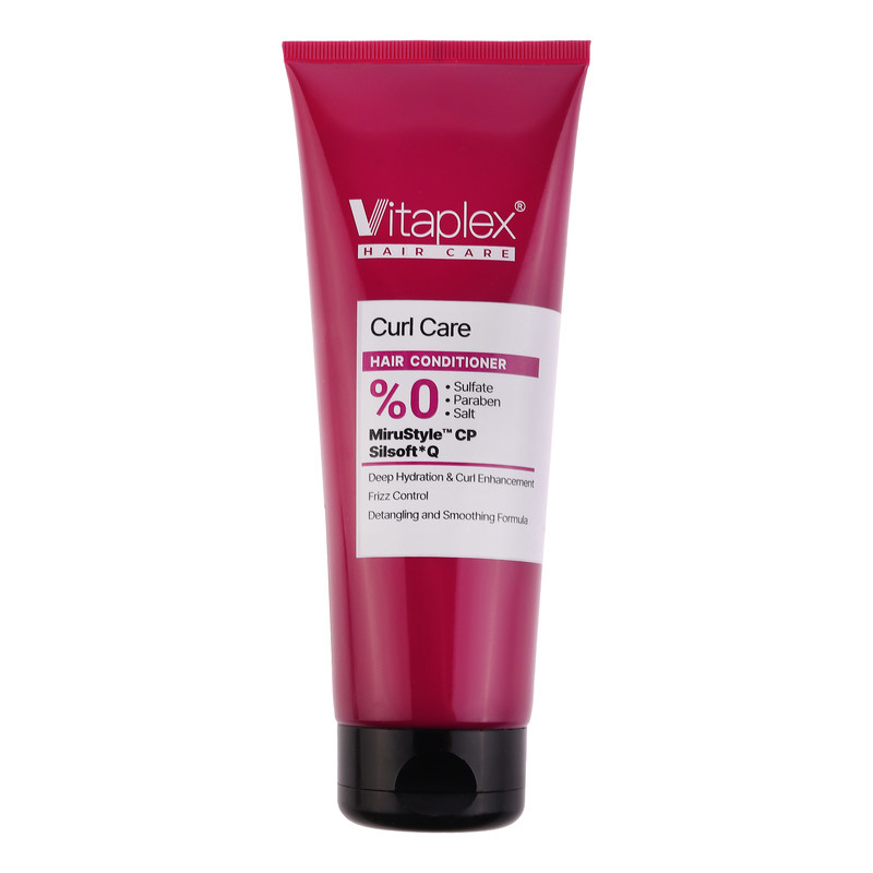 نرمکننده مو ویتاپلکس مدل CURL CARE حجم 250 میلیلیتر نرمکننده مو ویتاپلکس مدل CURL CARE حجم 250 میلیلیتر