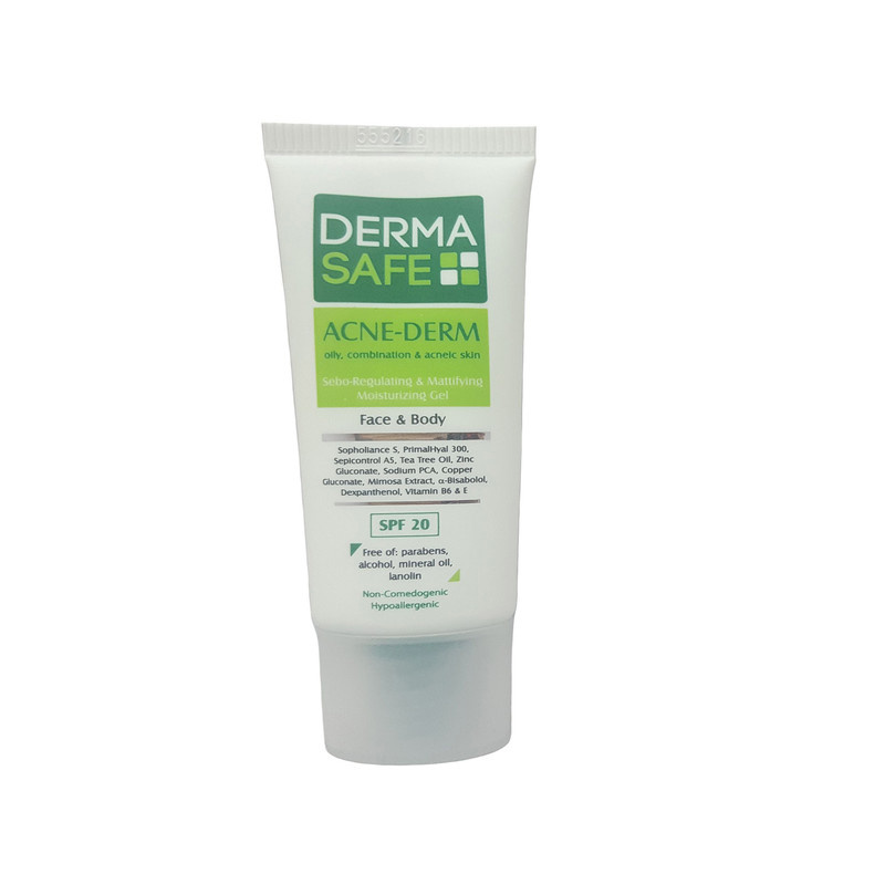 ژل مرطوب کننده درماسیف مدل ACNE-DERM حجم 40 میلی لیتر ژل مرطوب کننده درماسیف مدل ACNE-DERM حجم 40 میلی لیتر