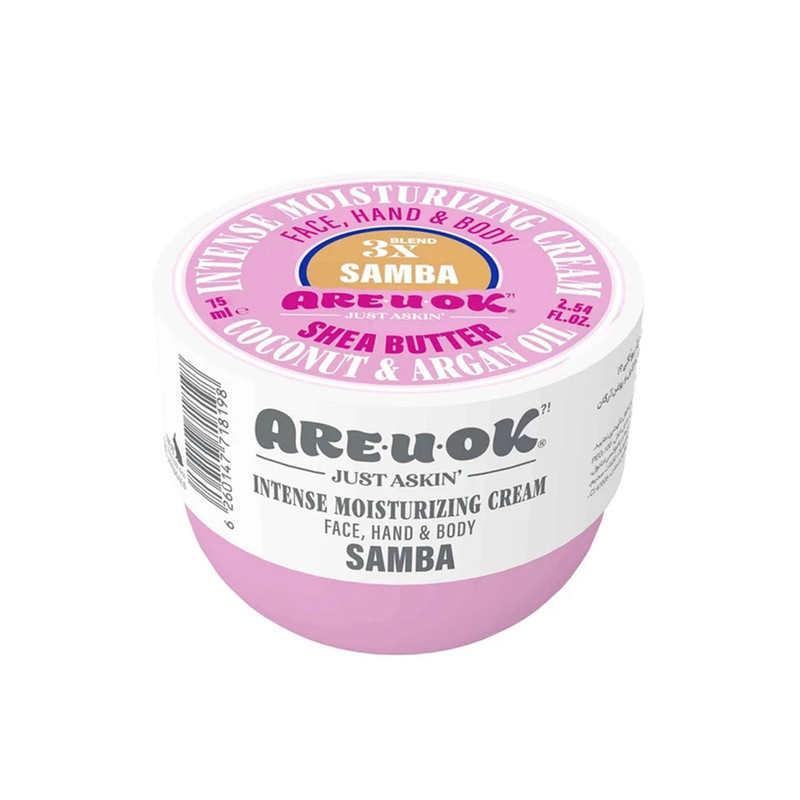 کرم مرطوبکننده آر یو اوکی مدل samba حجم 75 میلیلیتر کرم مرطوبکننده آر یو اوکی مدل samba حجم 75 میلیلیتر