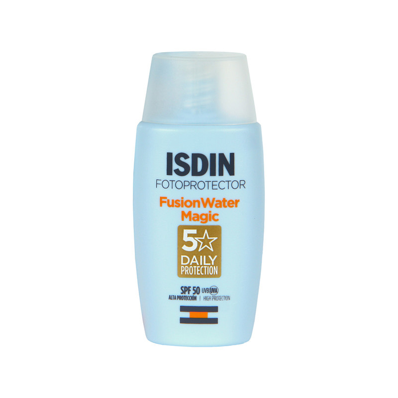 فلوئید ضدآفتاب بدون رنگ ایزدین SPF50 مدل Fusion Water Magic مناسب انواع پوست حجم 50 میلیلیتر فلوئید ضدآفتاب بدون رنگ ایزدین SPF50 مدل Fusion Water Magic مناسب انواع پوست حجم 50 میلیلیتر