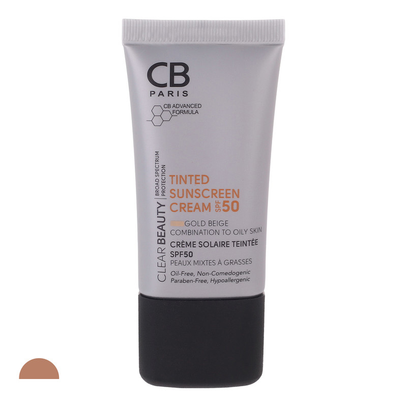کرم ضد آفتاب رنگی سی بی پاریس SPF 50 مدل 01 مناسب پوست های چرب حجم 40 میلیلیتر کرم ضد آفتاب رنگی سی بی پاریس SPF 50 مدل 01 مناسب پوست های چرب حجم 40 میلیلیتر