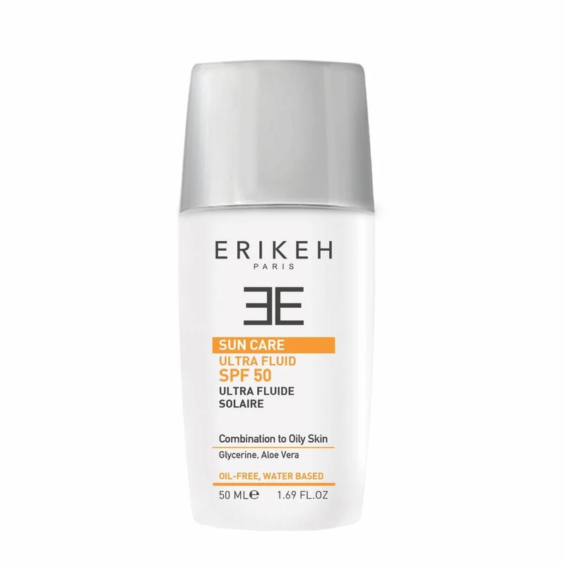 کرم ضد آفتاب بدون رنگ اریکه SPF 50 مدل اولترا مناسب برای پوست های چرب حجم 50 میلیلیتر کرم ضد آفتاب بدون رنگ اریکه SPF 50 مدل اولترا مناسب برای پوست های چرب حجم 50 میلیلیتر