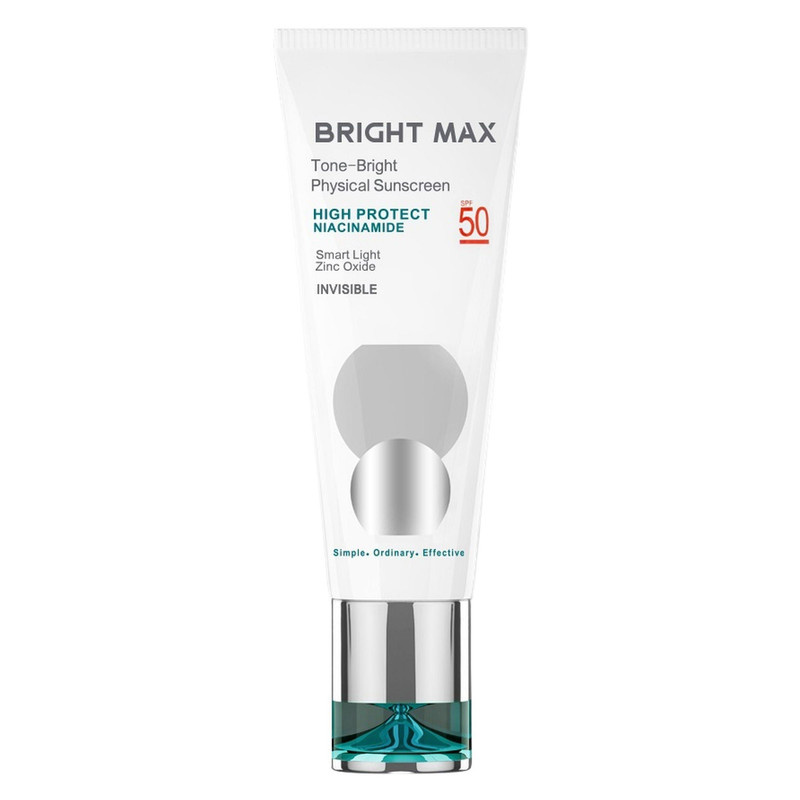 کرم ضد آفتاب بدون رنگ برایت مکس SPF 50 مدل PHY مناسب انواع پوست حجم 40 میلیلیتر کرم ضد آفتاب بدون رنگ برایت مکس SPF 50 مدل PHY مناسب انواع پوست حجم 40 میلیلیتر