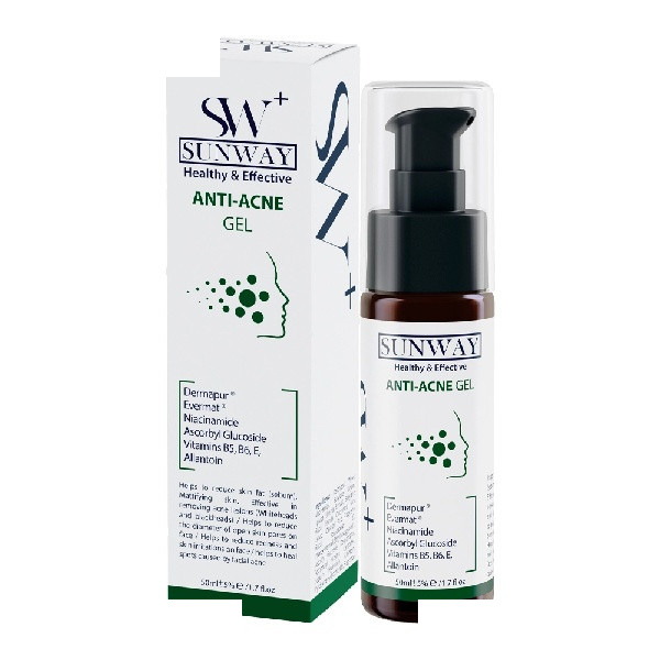 ژل ضد جوش سان وی مدل Dermapur حجم 50 میلی لیتر ژل ضد جوش سان وی مدل Dermapur حجم 50 میلی لیتر