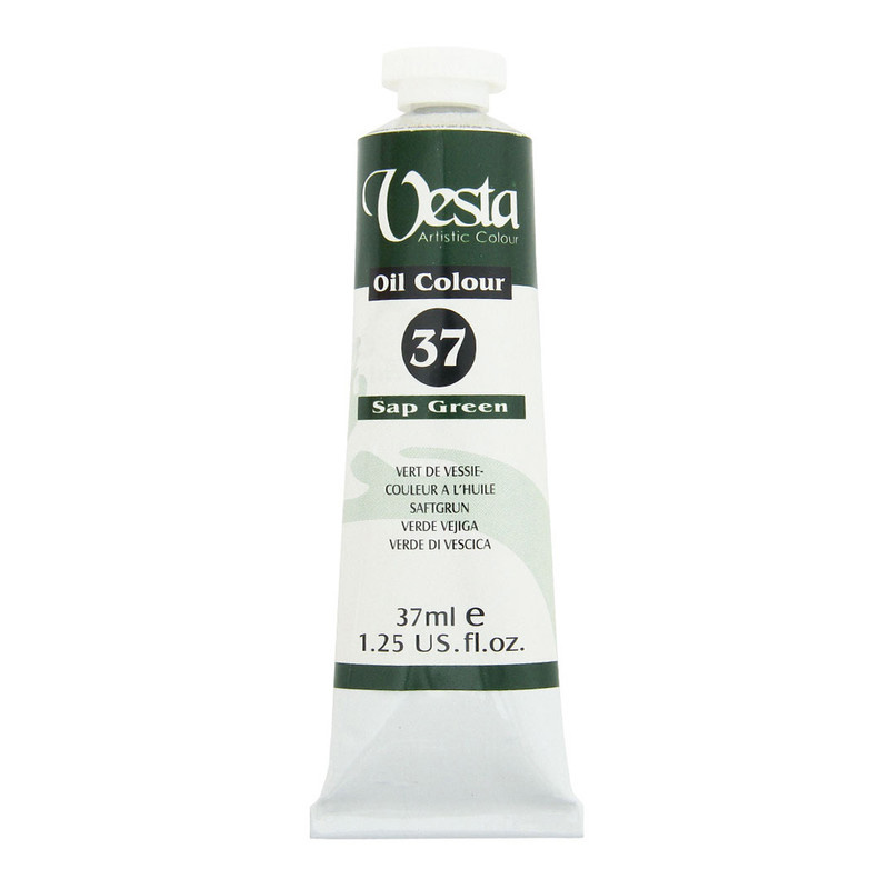 رنگ روغن وستا مدل Sap Green 37 حجم 37 میلی لیتر رنگ روغن وستا مدل Sap Green 37 حجم 37 میلی لیتر