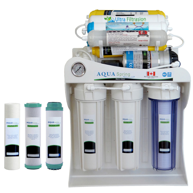 دستگاه تصفیه کننده آب آکوآ اسپرینگ مدل SF4990 به همراه فیلتر مجموعه 3 عددی دستگاه تصفیه کننده آب آکوآ اسپرینگ مدل SF4990 به همراه فیلتر مجموعه 3 عددی