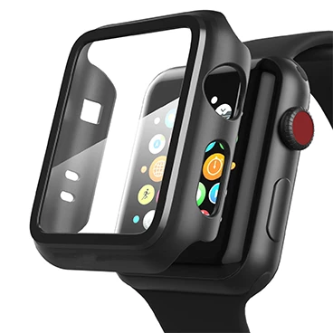 کاور به همراه محافظ صفحه نمایش Apple Watch مناسب برای سایز 40 میلی متر-سفید