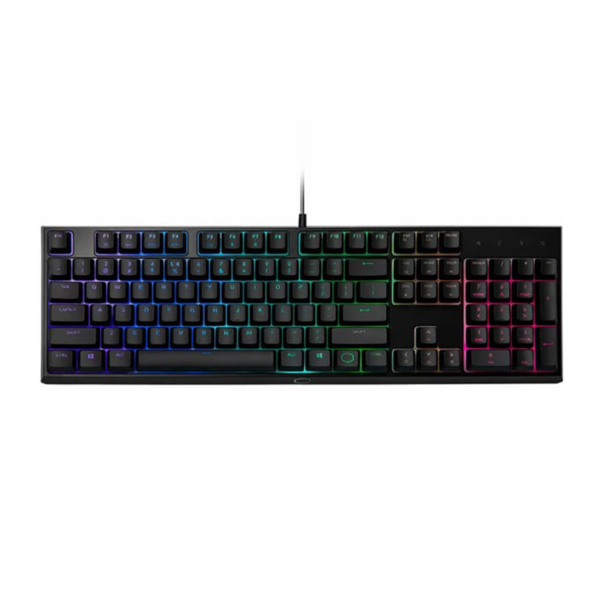 کیبورد کولر مستر مدل MK110 Black مخصوص بازی کیبورد کولر مستر مدل MK110 Black مخصوص بازی
