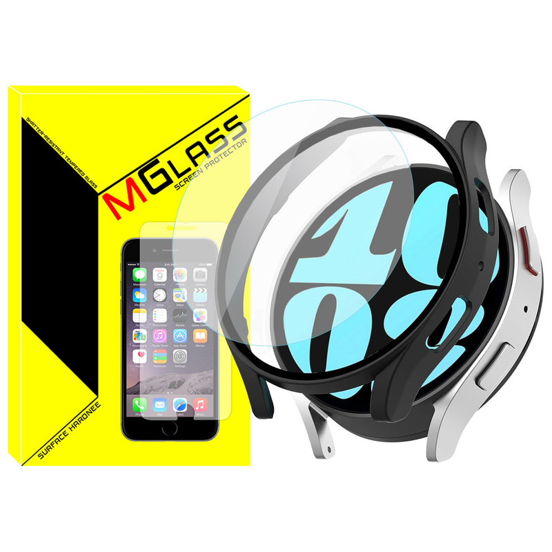 کاور ام گلس مدل MG-360 مناسب برای ساعت هوشمند سامسونگ Galaxy Watch 6 44mm به همراه محافظ صفحه نمایش کاور ام گلس مدل MG-360 مناسب برای ساعت هوشمند سامسونگ Galaxy Watch 6 44mm به همراه محافظ صفحه نمایش