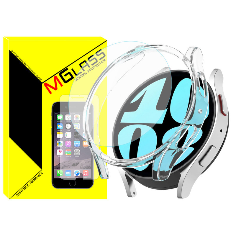 کاور ام گلس مدل MG-360 مناسب برای ساعت هوشمند سامسونگ Galaxy Watch 6 40mm به همراه محافظ صفحه نمایش کاور ام گلس مدل MG-360 مناسب برای ساعت هوشمند سامسونگ Galaxy Watch 6 40mm به همراه محافظ صفحه نمایش