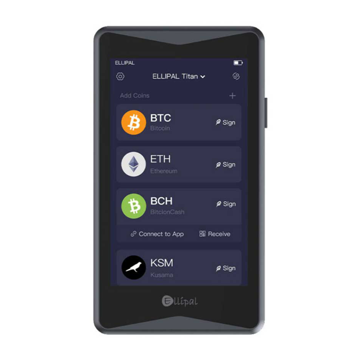 کیف پول سخت افزاری الیپال مدل Titan کیف پول سخت افزاری الیپال مدل Titan