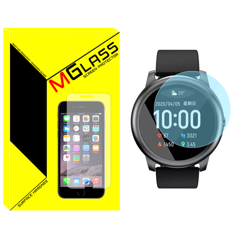 محافظ صفحه نمایش شیشهای ام گلس مدل SH-MG مناسب برای ساعت هوشمند هایلو LS05 Solar محافظ صفحه نمایش شیشهای ام گلس مدل SH-MG مناسب برای ساعت هوشمند هایلو LS05 Solar
