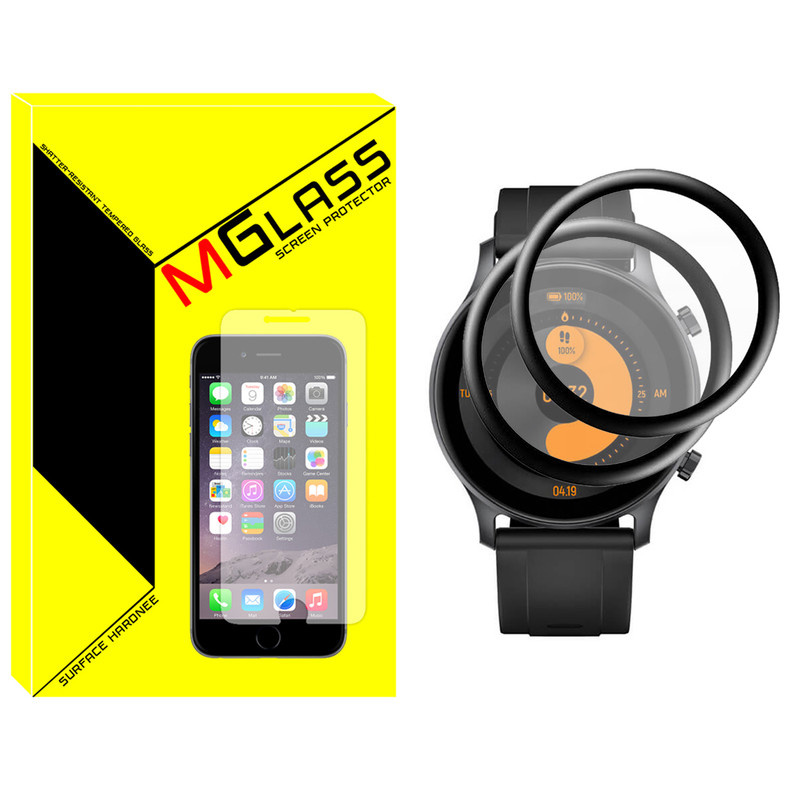 محافظ صفحه نمایش نانو ام گلس مدل NMG مناسب برای ساعت هوشمند هایلو LS04 RS3 بسته دو عددی محافظ صفحه نمایش نانو ام گلس مدل NMG مناسب برای ساعت هوشمند هایلو LS04 RS3 بسته دو عددی