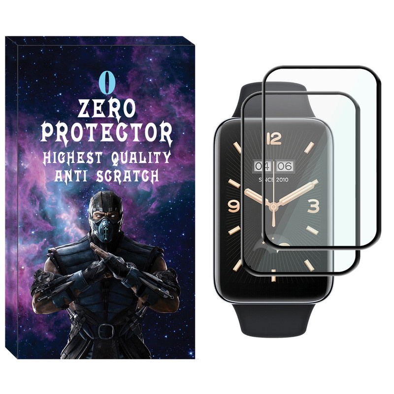 محافظ صفحه نمایش نانو زیرو مدل NZO مناسب برای ساعت هوشمند شیائومی Mi Band 7 Pro بسته دو عددی محافظ صفحه نمایش نانو زیرو مدل NZO مناسب برای ساعت هوشمند شیائومی Mi Band 7 Pro بسته دو عددی