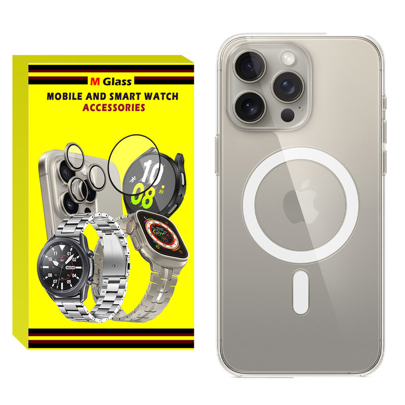 کاور ام گلس مدل Clear Magsafe MG مناسب برای گوشی موبایل اپل iPhone 16 Pro کاور ام گلس مدل Clear Magsafe MG مناسب برای گوشی موبایل اپل iPhone 16 Pro