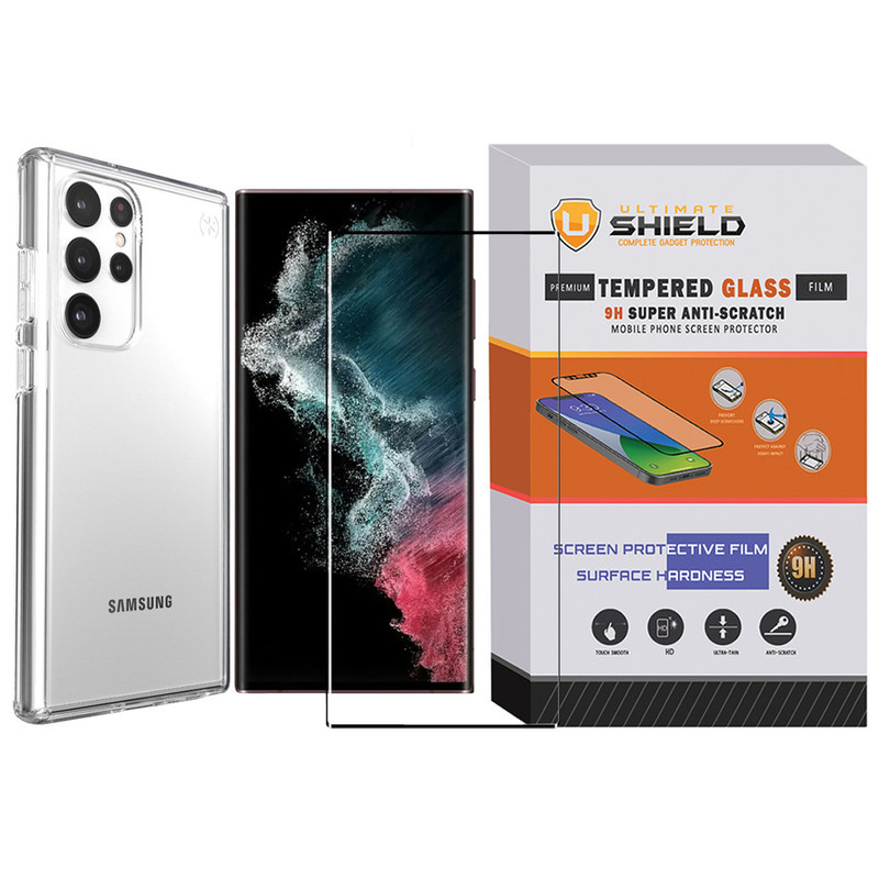 کاور آلتیمیت شیلد مدل Clear-UGL مناسب برای گوشی موبایل سامسونگ Galaxy S24 Ultra 5G به همراه محافظ صفحه نمایش گوشی کاور آلتیمیت شیلد مدل Clear-UGL مناسب برای گوشی موبایل سامسونگ Galaxy S24 Ultra 5G به همراه محافظ صفحه نمایش گوشی