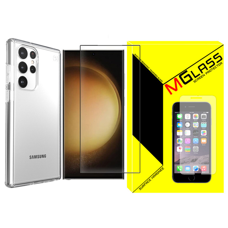 کاور ام گلس مدل Clear-MGL مناسب برای گوشی موبایل سامسونگ Galaxy S24 Ultra 5G به همراه محافظ صفحه نمایش گوشی کاور ام گلس مدل Clear-MGL مناسب برای گوشی موبایل سامسونگ Galaxy S24 Ultra 5G به همراه محافظ صفحه نمایش گوشی